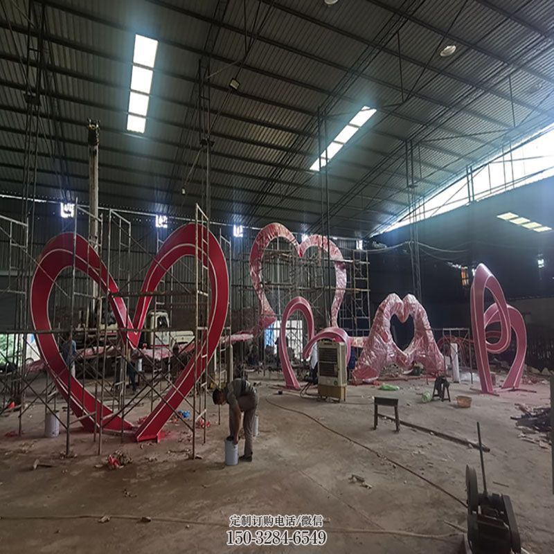 大型love雕塑常用，戶外擺放，燈光love雕塑專供