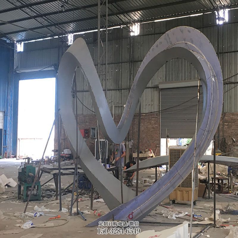公共love雕塑訂做，城市裝飾，庭院燈光love雕塑展品