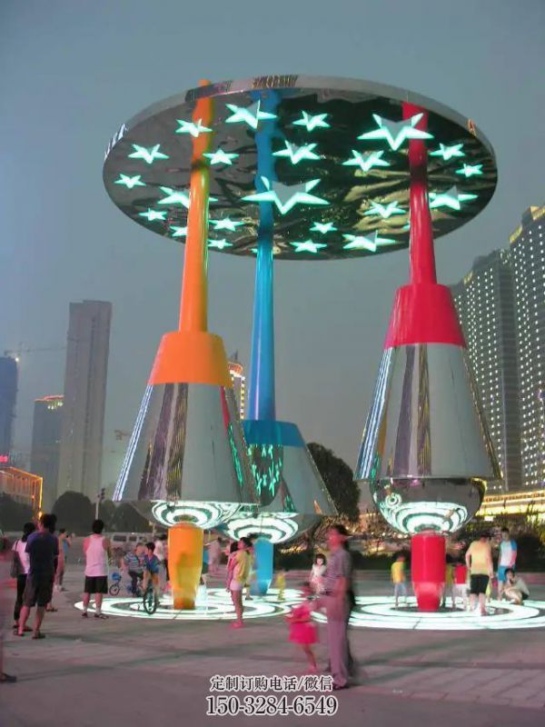 升華雕塑,燈光效果，廣場(chǎng)城市藝術(shù)景觀雕塑