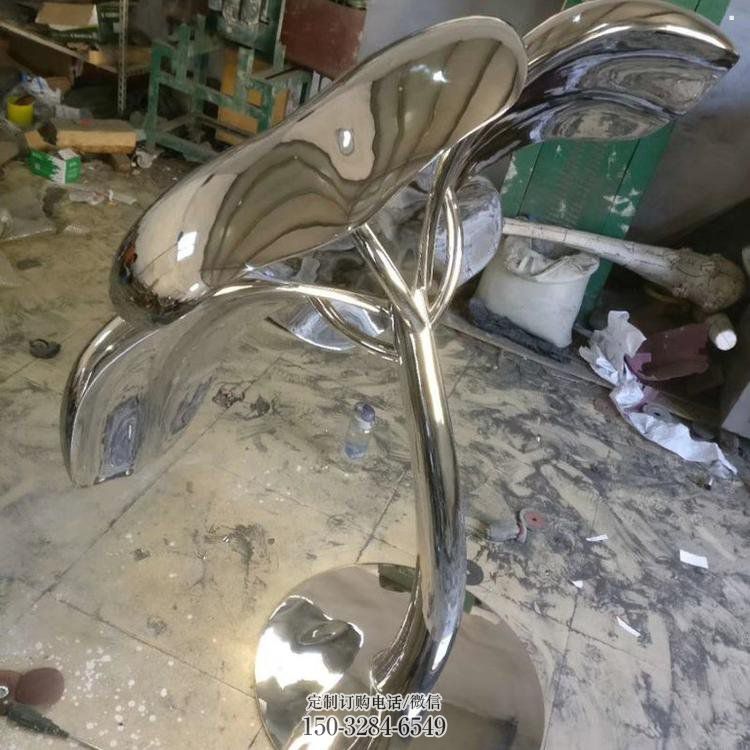 四葉草雕塑精選，景區(qū)雕塑，不銹鋼四葉草雕塑工程